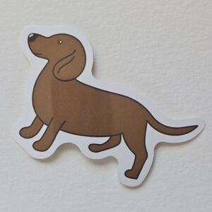 10/$10  Dachshund Dog Sticker
